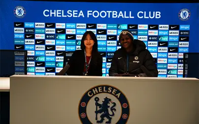 image of Brunel and South Korean students visit Chelsea Football Club as part of a global design network