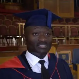 Brunel Social Work student Kwaku on his graduation day